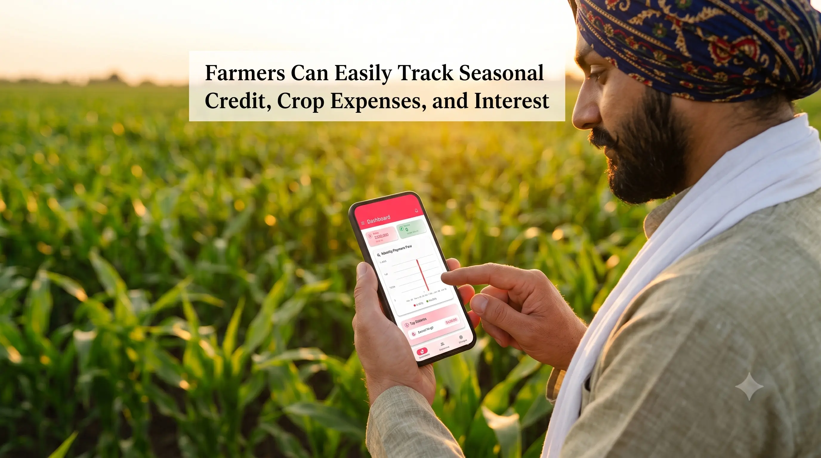 How Farmers Can Easily Track Seasonal Credit, Crop Expenses, and Interest